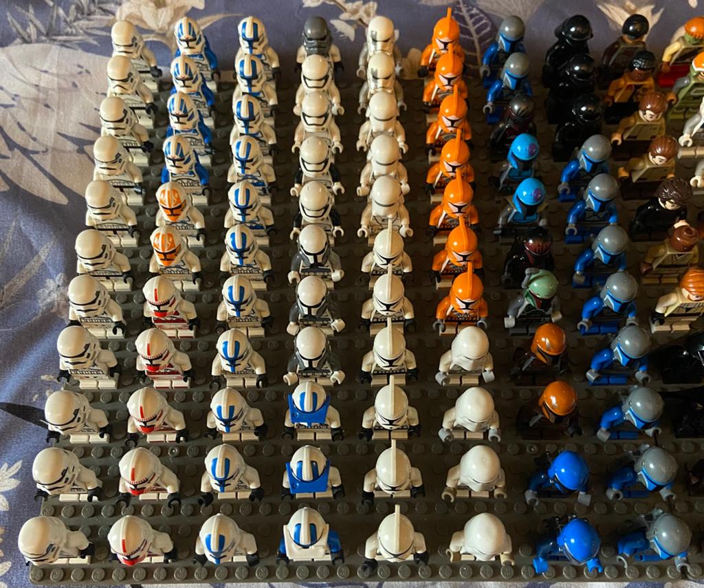 165 Lego star wars minifiguren + 11 andere, Kinderen en Baby's, Speelgoed | Duplo en Lego, Ophalen of Verzenden, Gebruikt