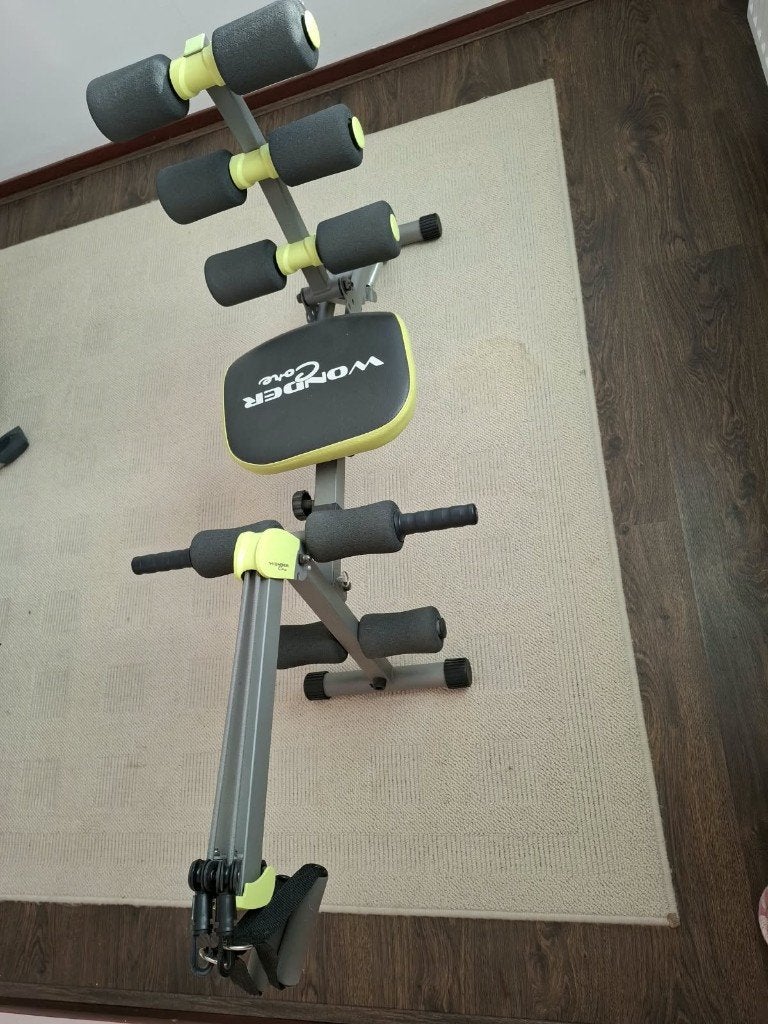 Wonder Core roeiapparaat voor buikspieren, Sport en Fitness, Ophalen of Verzenden, Zo goed als nieuw, Benen, Overige typen