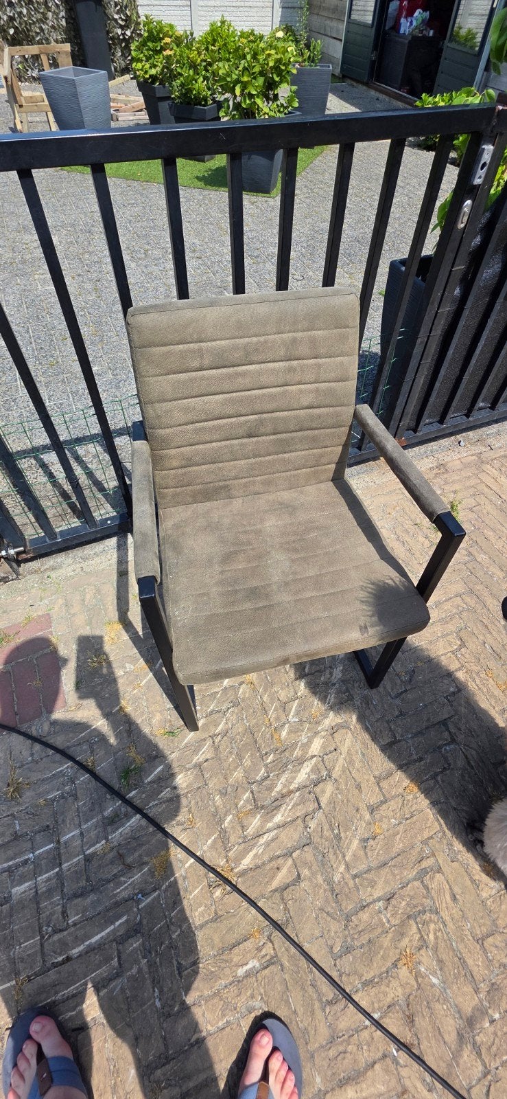 Eetkamerstoelen, Huis en Inrichting, Ophalen, Zo goed als nieuw, Zwart