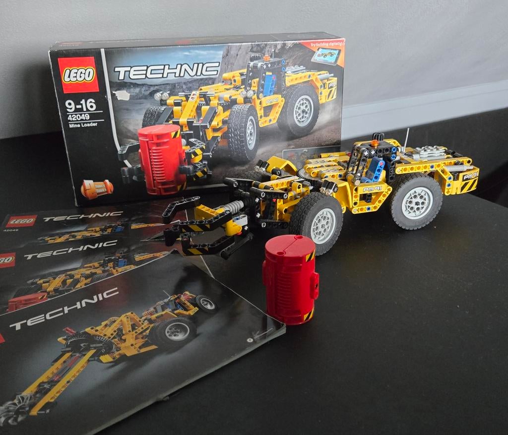 Lego Technic 42049 Mine Loader, Ophalen, Compleet, Lego, Zo goed als nieuw