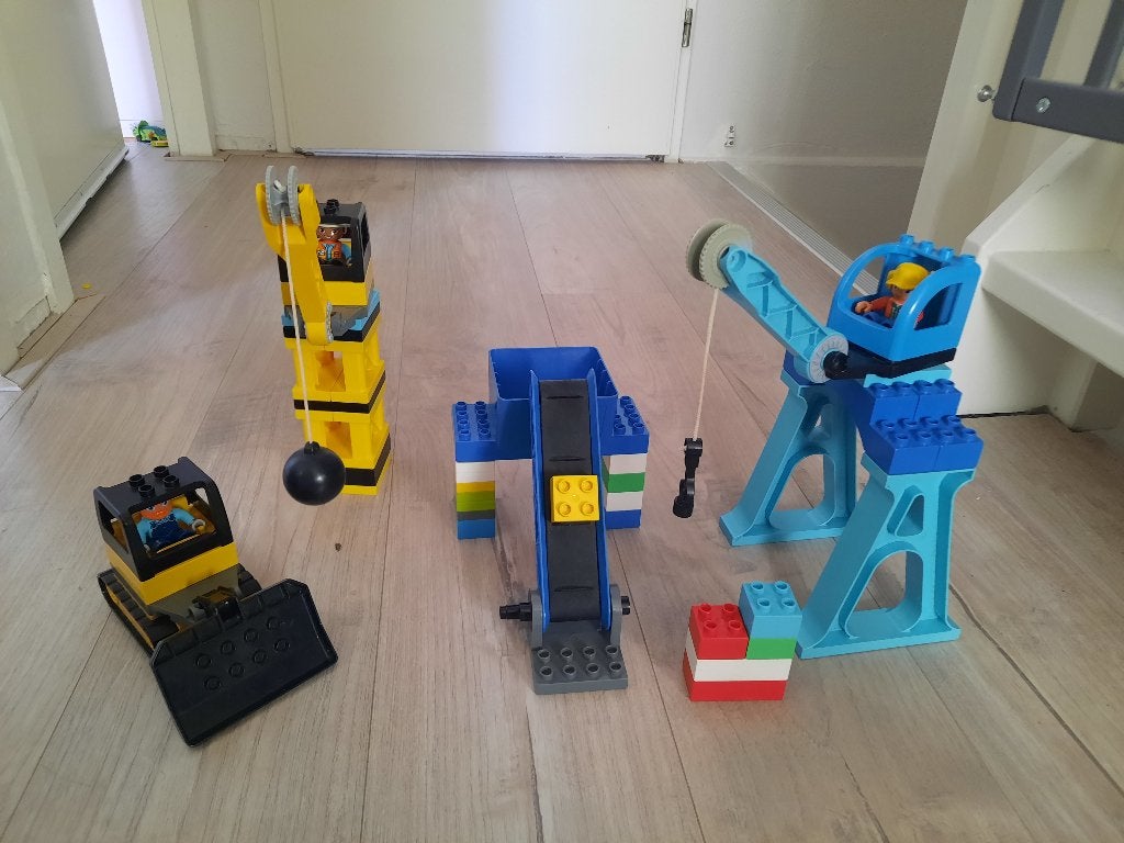 Duplo bouwplaats, Ophalen, Compleet, Duplo, Complete set