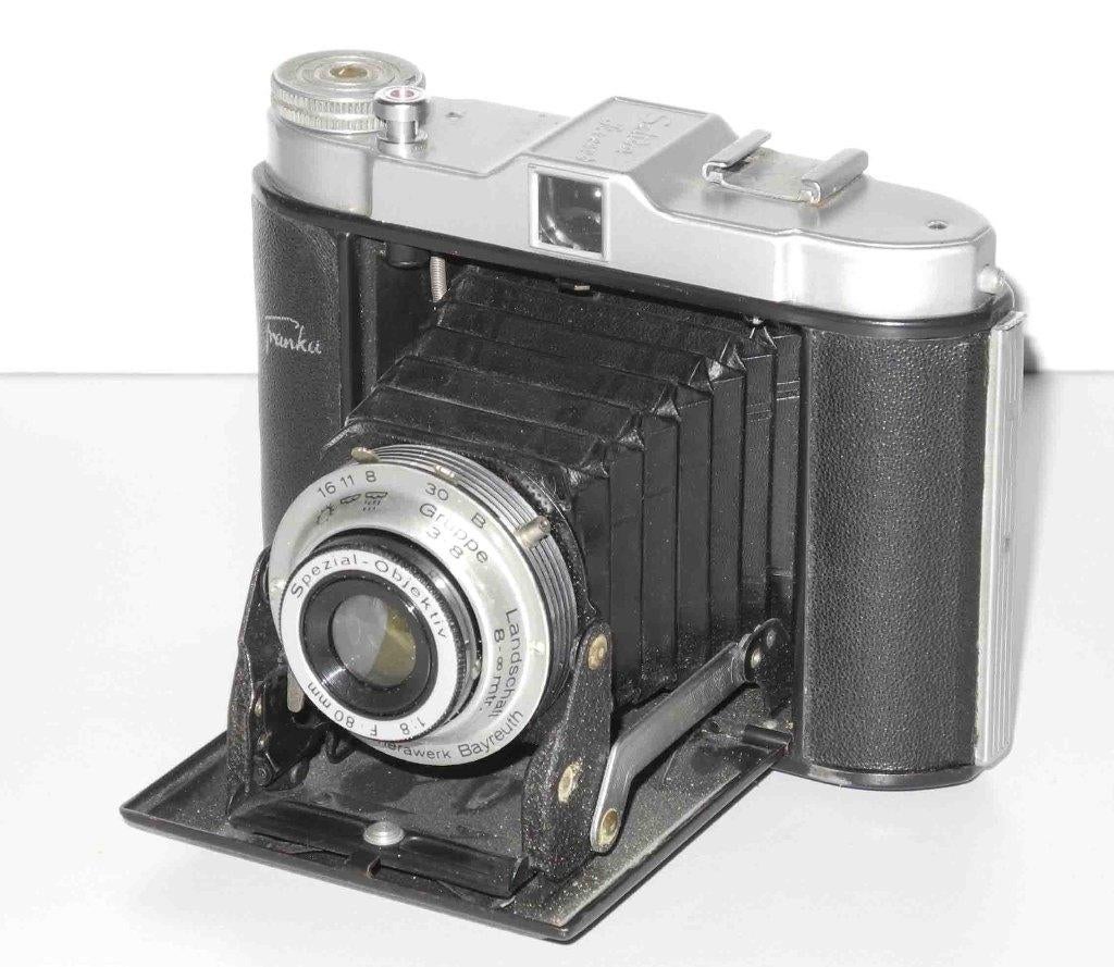 Franca Solida Record 6x6 balg camera, Ophalen of Verzenden, Gebruikt, Compact, Overige Merken