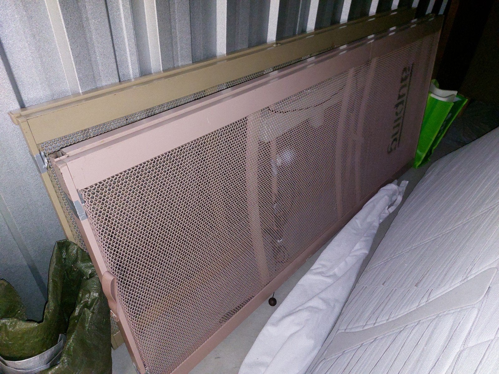 AUPING 2-PERSOONS AURONDE BED WIT  180 X 200  INCL SPIRAAL B, Ophalen, Wit, Tweepersoons, 180 cm