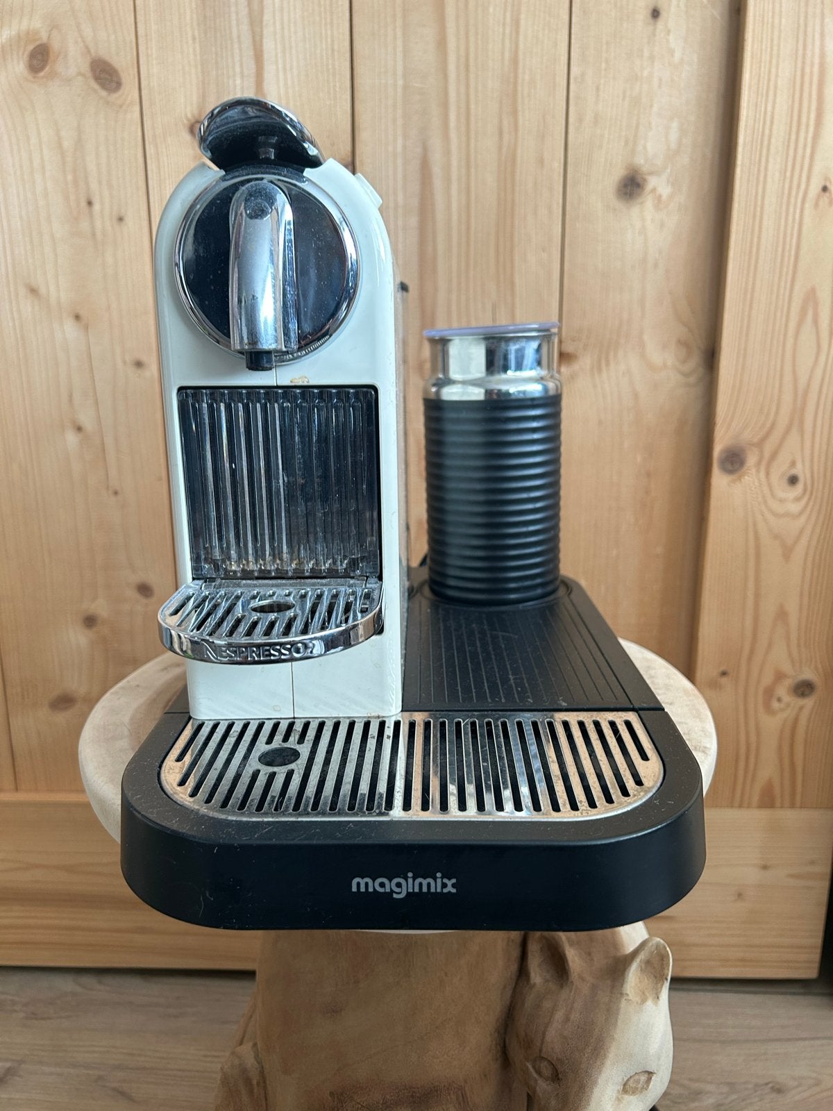 Nespresso Magimix Inissia met Aeroccino melkopschuimer, Ophalen, Gebruikt, Espresso apparaat, 1 kopje