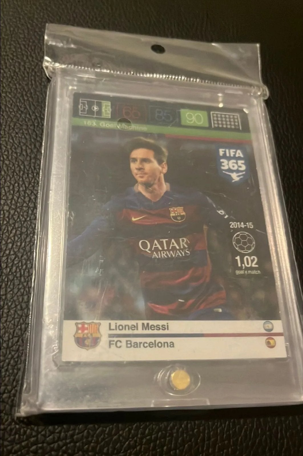 FIFA 365 2014-15 Lionel Messi FC Barcelona Spelerskaart, Verzamelen, Ophalen of Verzenden, Zo goed als nieuw, Buitenlandse clubs
