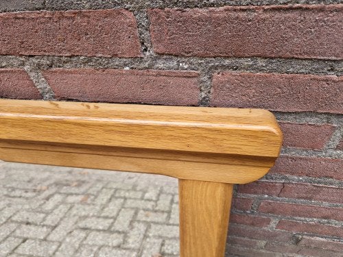 spiegel eiken massief robuust, Huis en Inrichting, Woonaccessoires | Spiegels, Ophalen of Verzenden, 'T Olde Gre-j, Info@toldegrej.nl