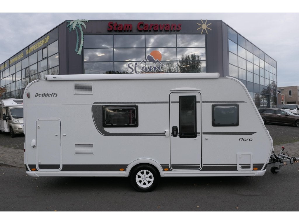 Dethleffs Aero 470 FSK kinderkamer met stapelbed, Caravans en Kamperen, Caravans, Overige typen, Schokbreker, Tot en met 6, Overige