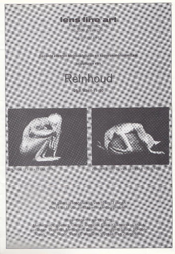 Reinhoud Cobra affiche Lens Art 1980, Ophalen of Verzenden