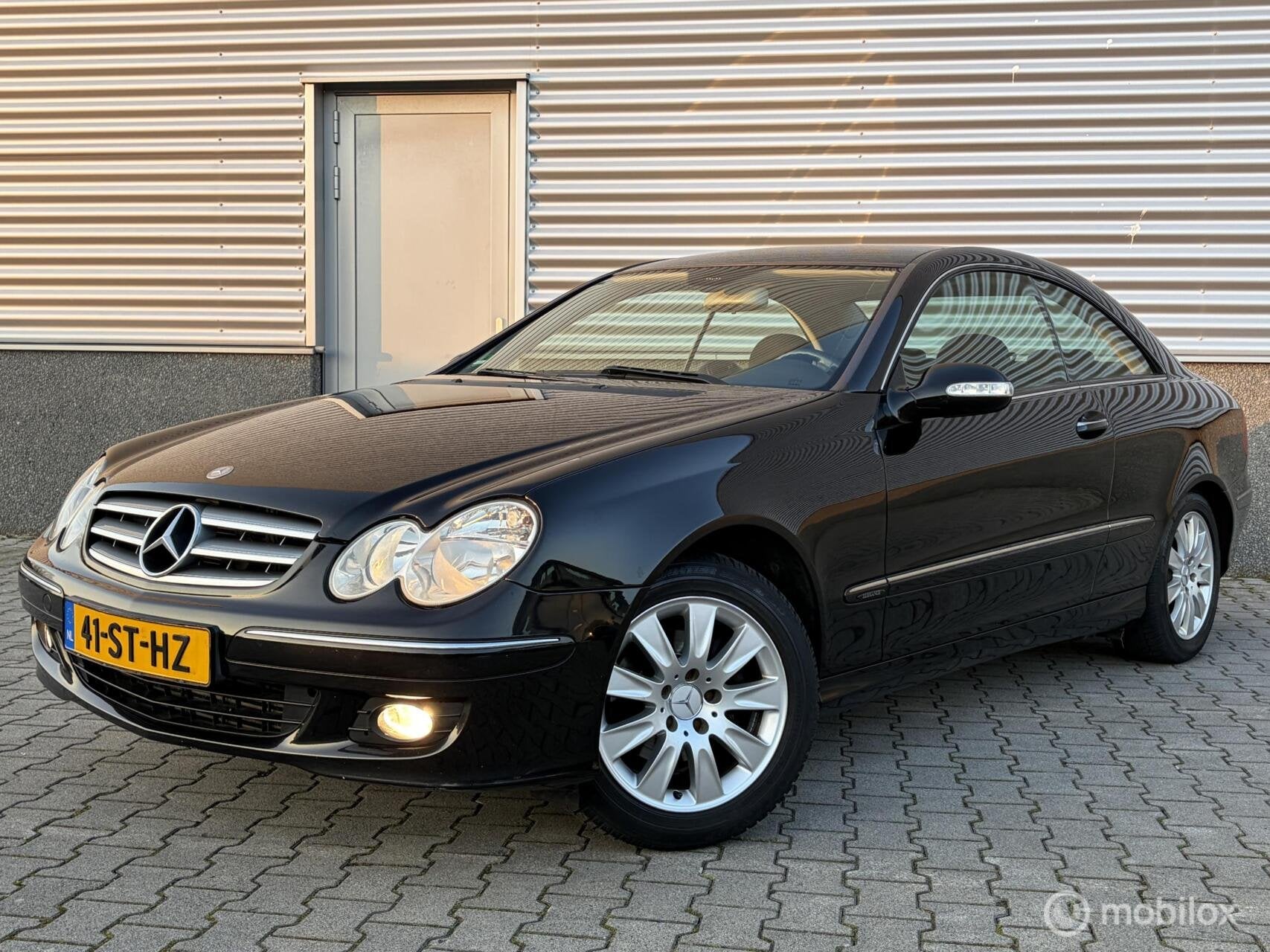 Mercedes CLK-klasse Coupé 220 CDI Elegance, Auto's, Gebruikt, Zwart, 4 cilinders, 150 pk