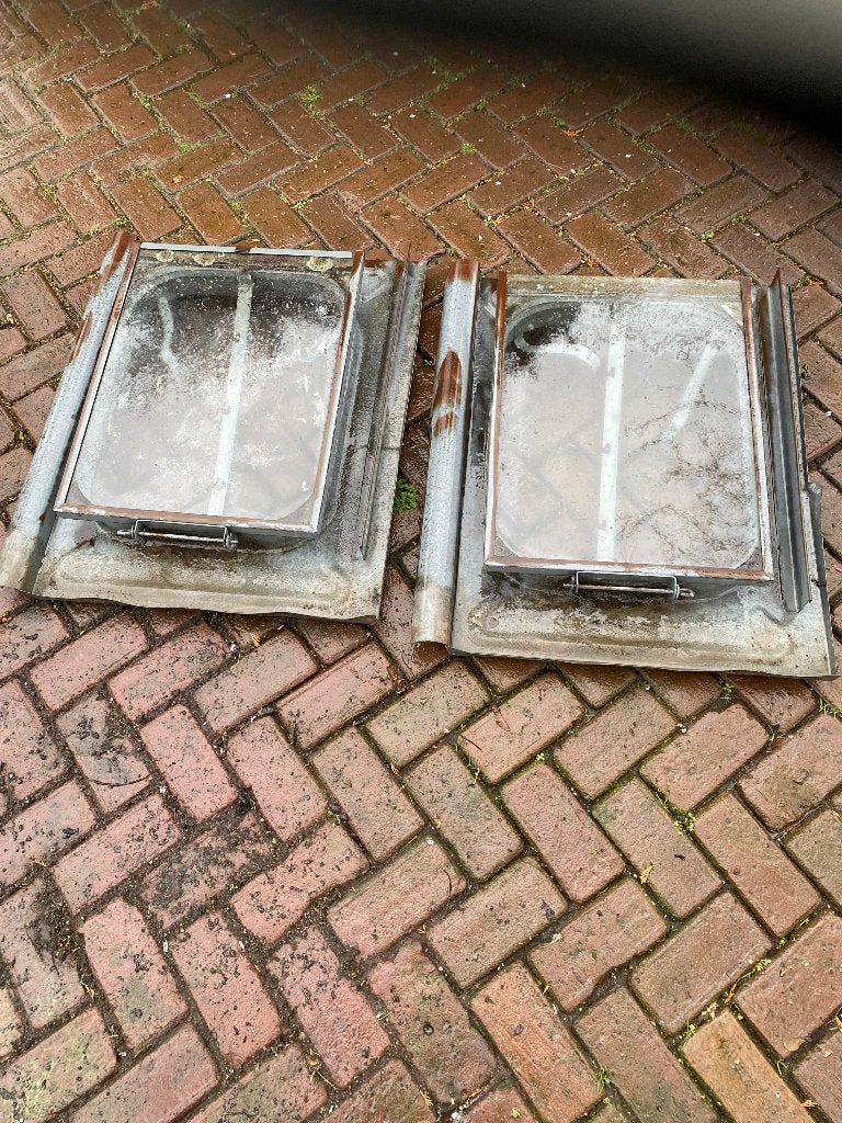 Dakraam 2 stuks, Ophalen, Gebruikt, Minder dan 80 cm, Minder dan 80 cm