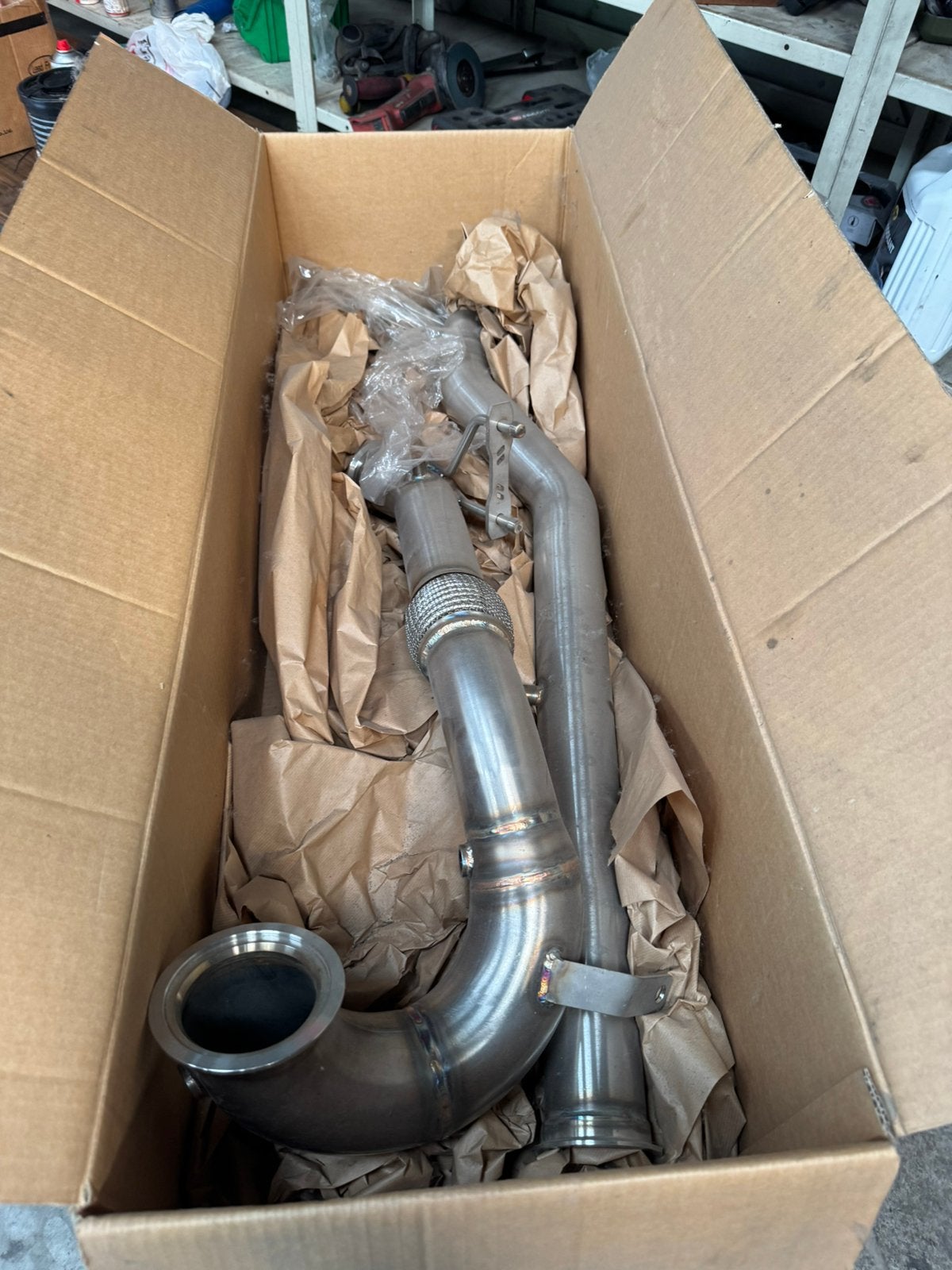 Downpipe Golf 8R nieuw in doos, Ophalen, Nieuw