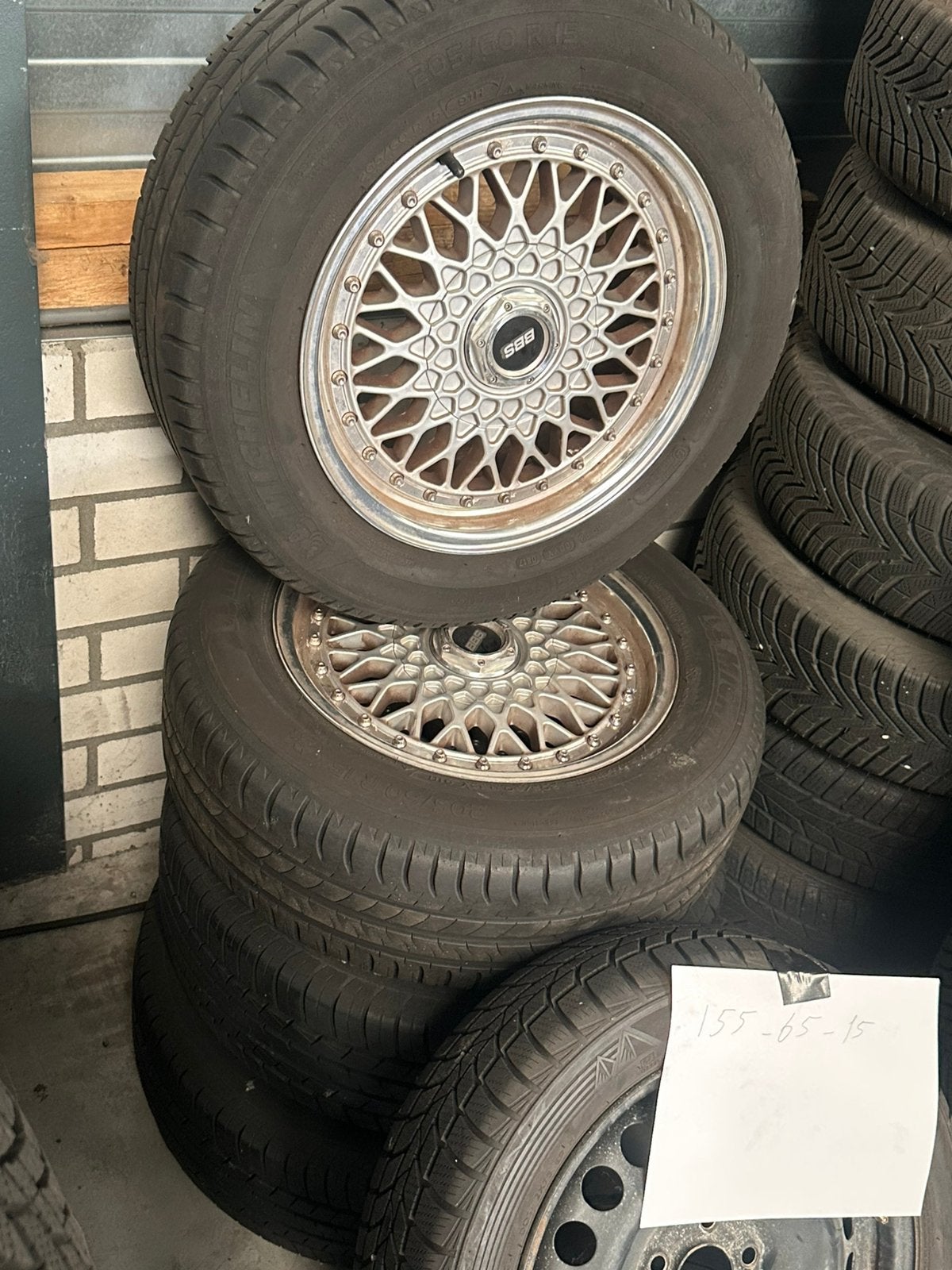 BBS Velgen niet orgineel, Ophalen, 15 inch, 205 mm, Zomerbanden