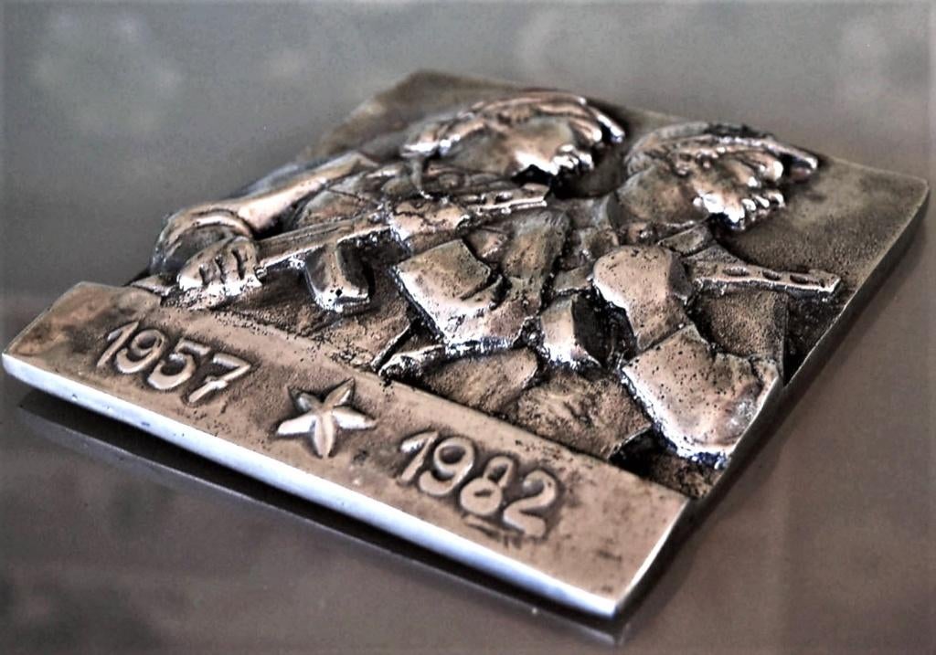 Militair Leger Wandplaat Koude Oorlog 1957-1982, Ophalen of Verzenden