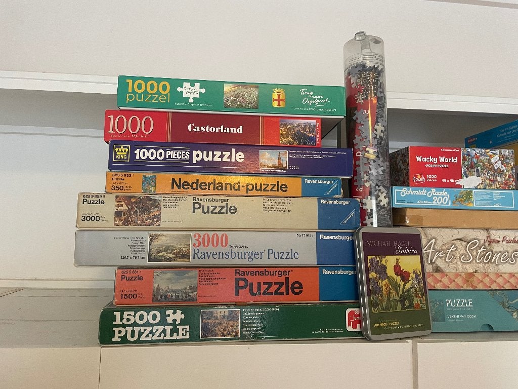 Diverse puzzels, Hobby en Vrije tijd, Ophalen, Meer dan 1500 stukjes, Gebruikt, Legpuzzel