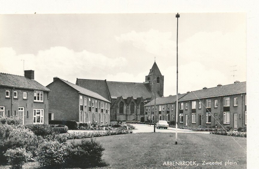 11267 Abbenbroek Zweedseplein, Verzamelen, Ophalen of Verzenden, 1940 tot 1960, Zuid-Holland