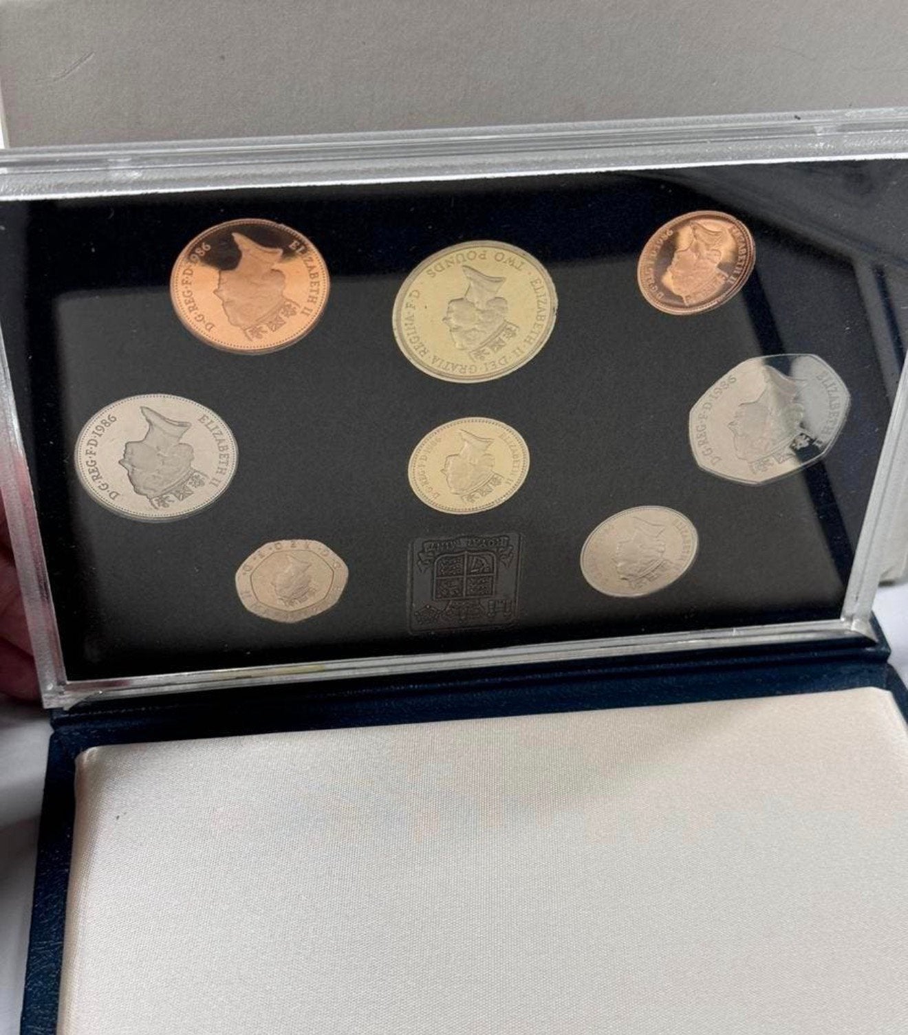 Royal Mint 1986 United Kingdom UK Proof Coin Collection Set, Ophalen of Verzenden, Overige landen, Setje