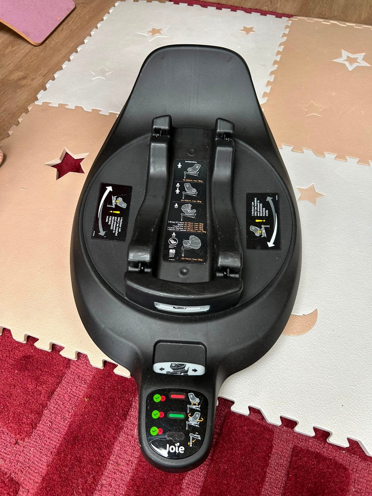 Joie i-Base Encore ISOFIX draaibare autostoelbasis, 0 t/m 18 kg, Zijbescherming, Zo goed als nieuw, Isofix