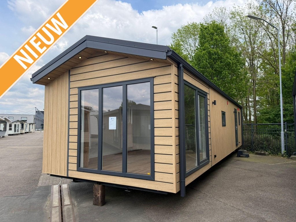 Overson Velora 12.60 x 4.10 m 3 Slp Winterhard CV, Caravans en Kamperen, Stacaravans, Niet ingevuld, Niet ingevuld, Niet ingevuld