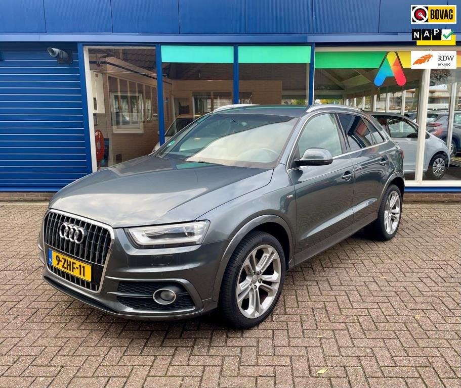 Audi Q3 1.4 TFSI Sport Edition S-line | Automaat | Parkeerhu, Auto's, Audi, 1380 kg, 4 cilinders, 150 pk, Leder en Stof