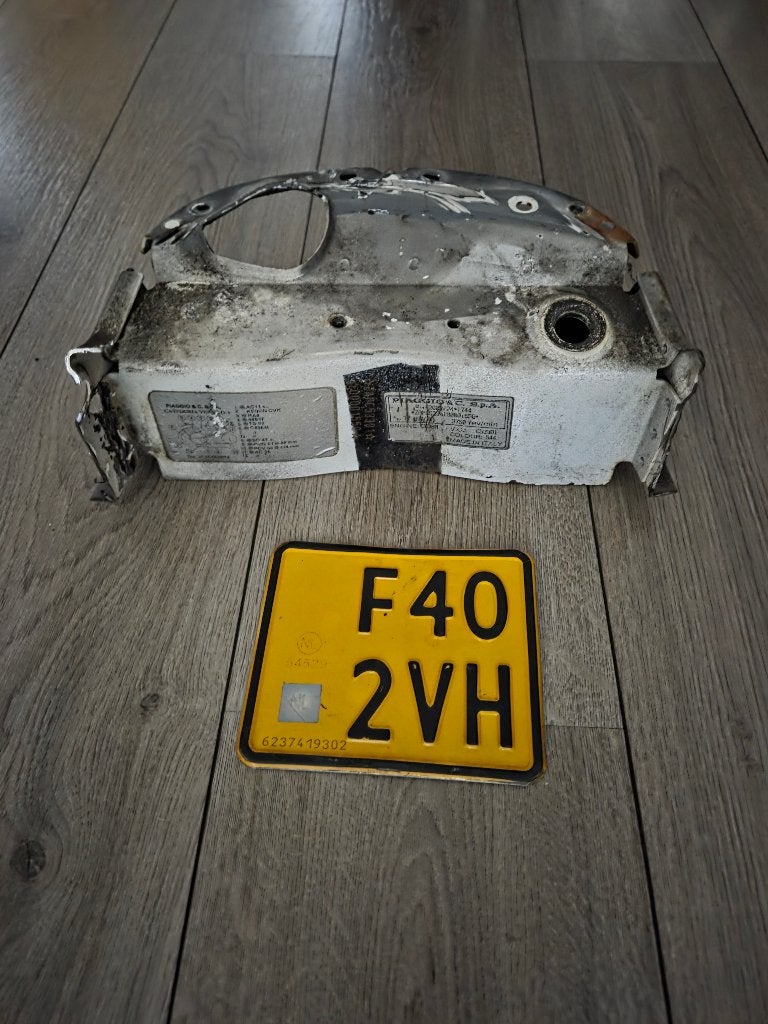Frame nummer met kenteken scooter, Ophalen, Gebruikt, Frame, Vespa