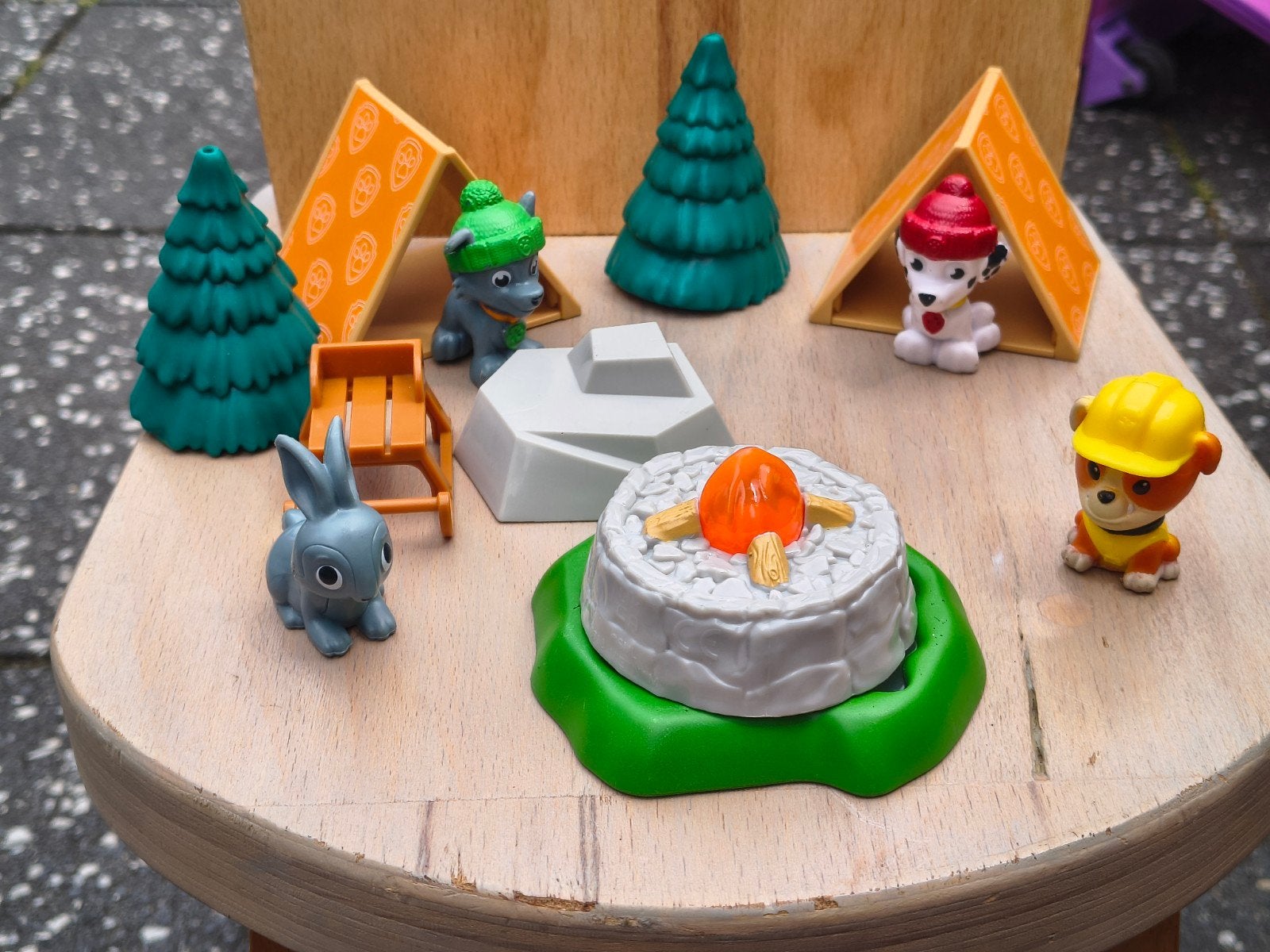 Paw Patrol speelset met figuren en accessoires, Ophalen of Verzenden, Gebruikt, Jongen of Meisje