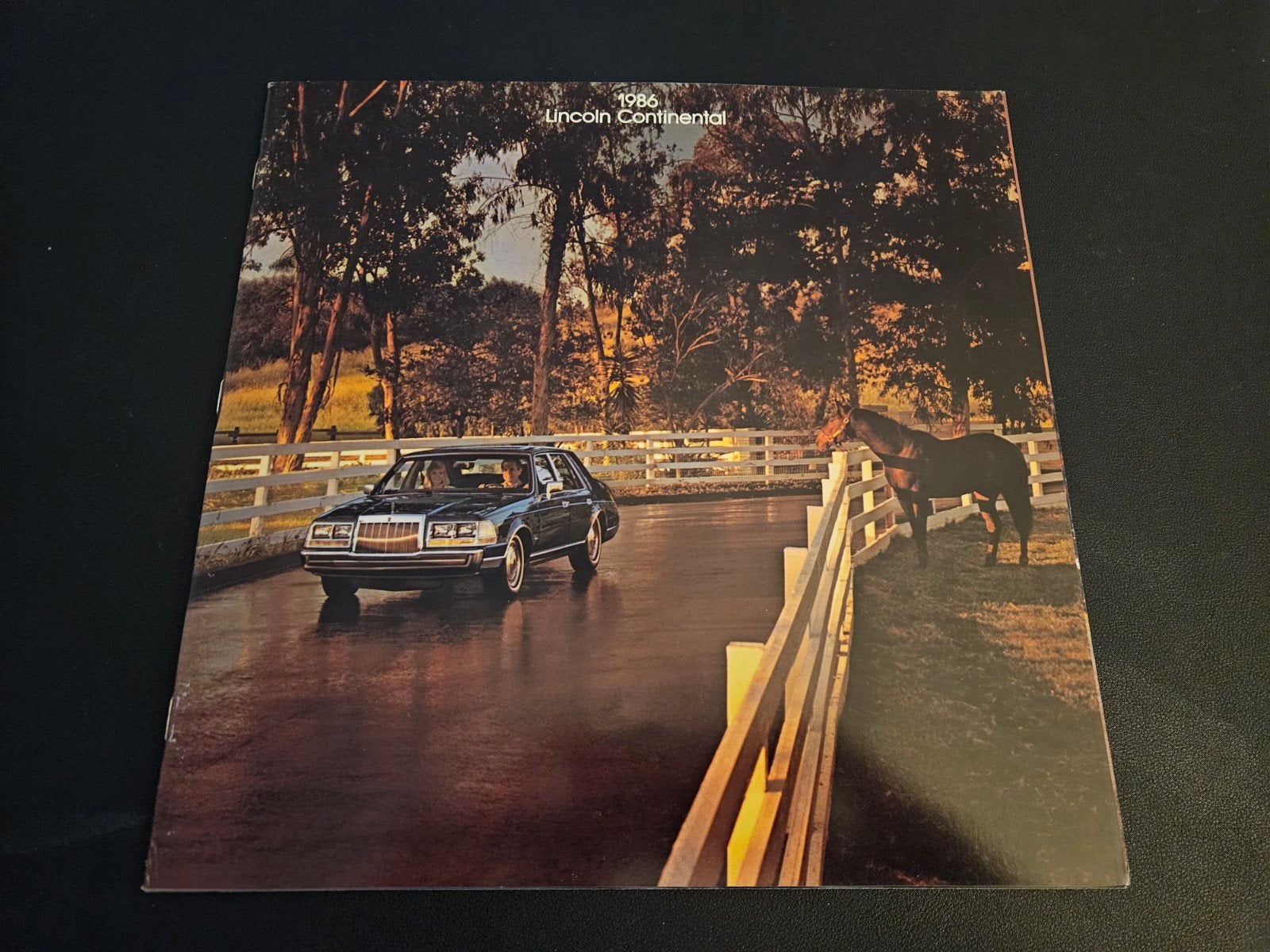 Brochure Lincoln Continental 1986 USA, Ophalen of Verzenden, Zo goed als nieuw, Overige merken