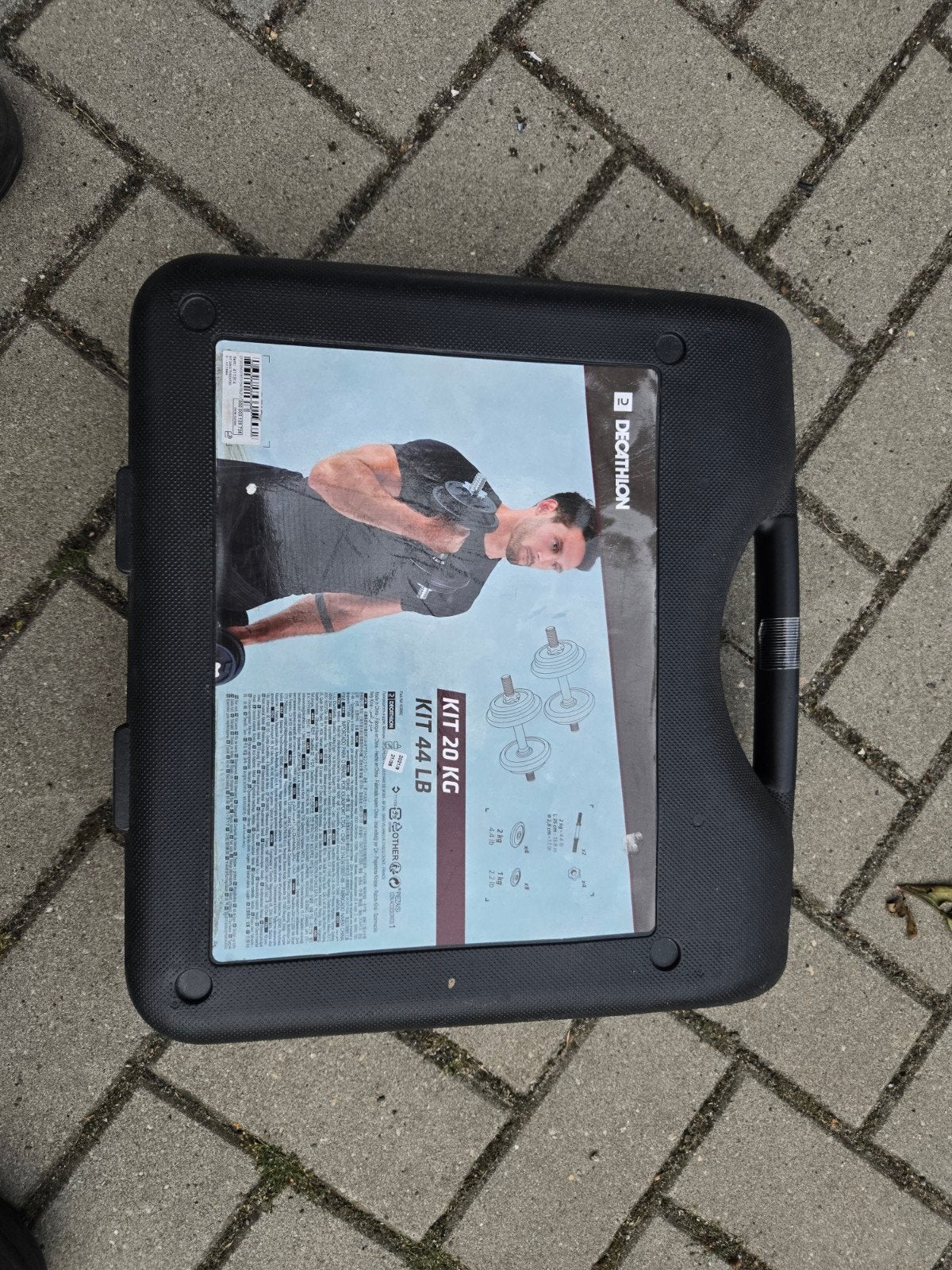 Domyos Halterset 20 kg - Ideaal voor thuistraining, Ophalen of Verzenden, Gebruikt, Rug, Halterset