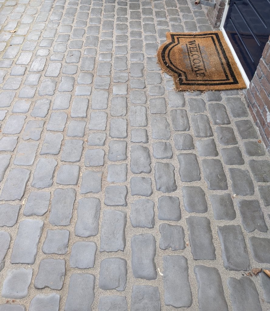 Courtstones Iron Grey 3 m2, kasseien look, Tuin en Terras, Tegels en Klinkers, Ophalen, Overige typen, Nieuw, Minder dan 5 m²