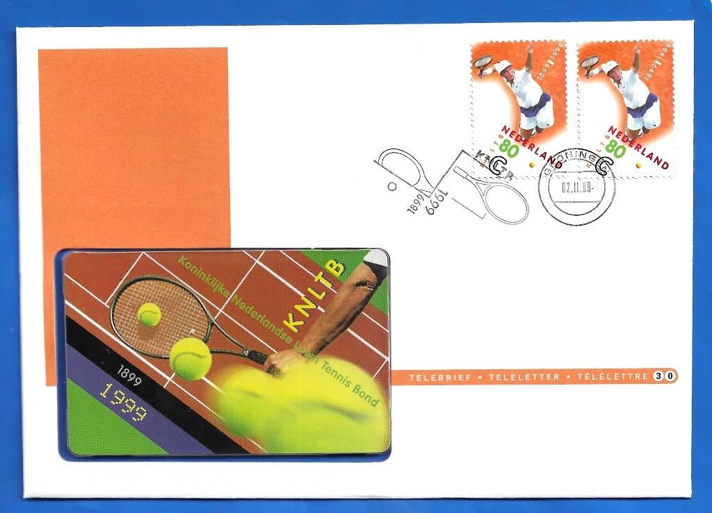 Telebrief 30 100 jaar KNLTB - 1999, Verzenden, Nederland