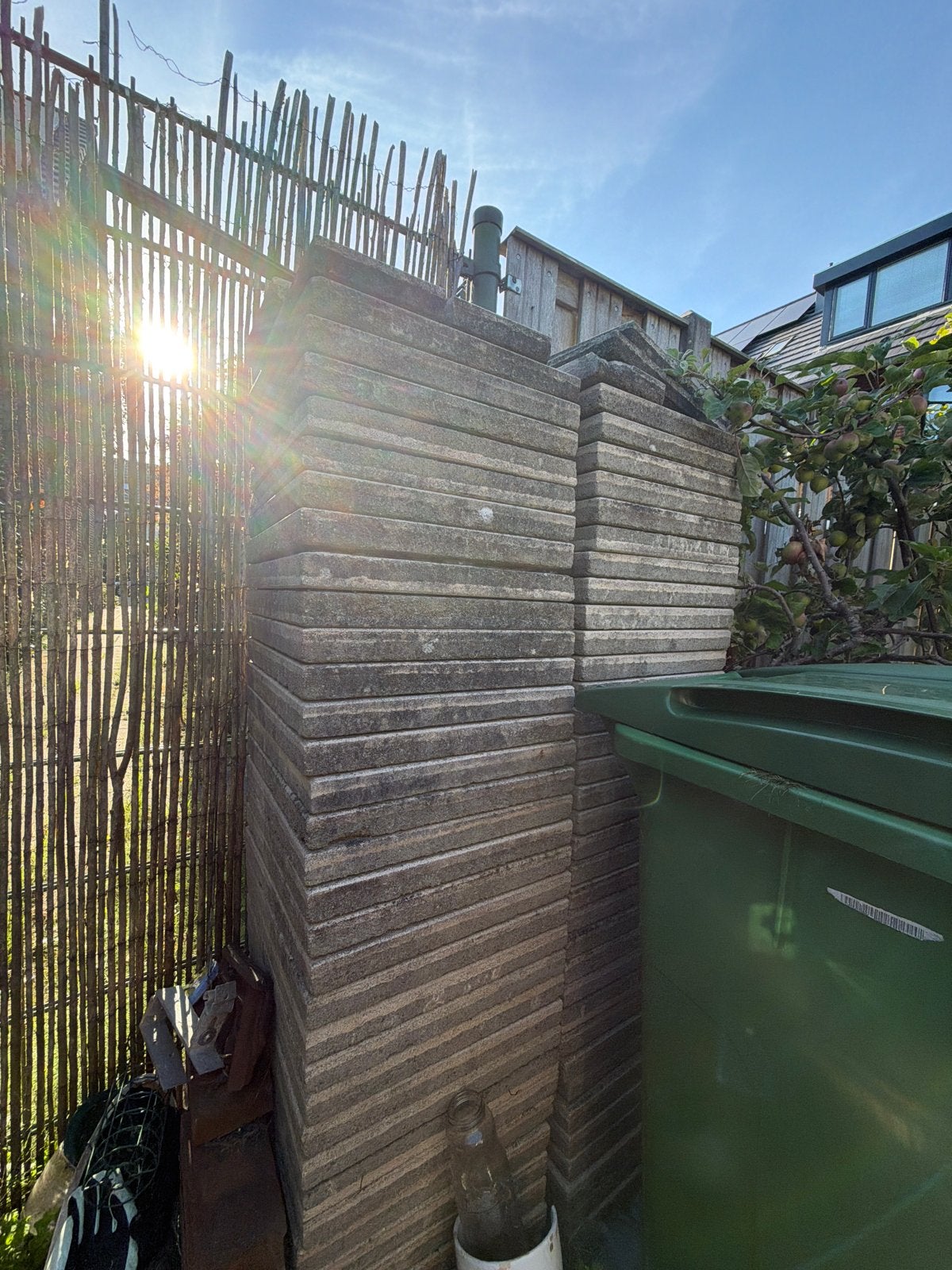 70 gebruikte terrastegels voor tuin of pad, Ophalen, Gebruikt, 10 m² of meer, Beton