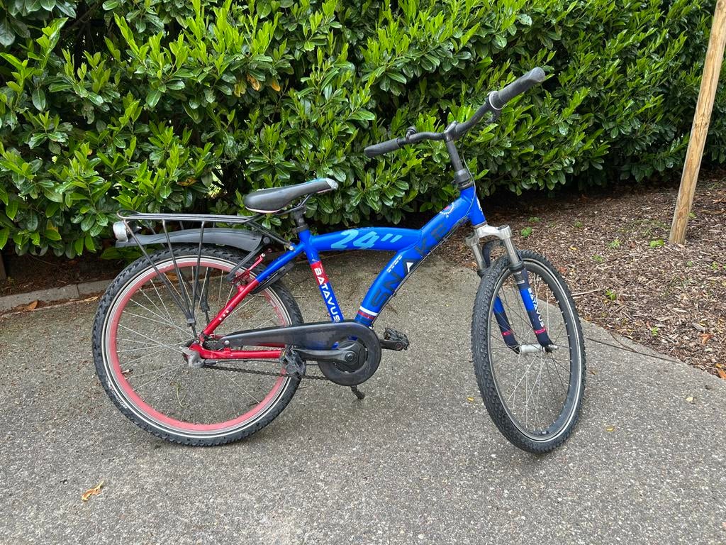 Batavus kinderfiets 24 inch, Ophalen, Terugtraprem, Versnellingen, Gebruikt