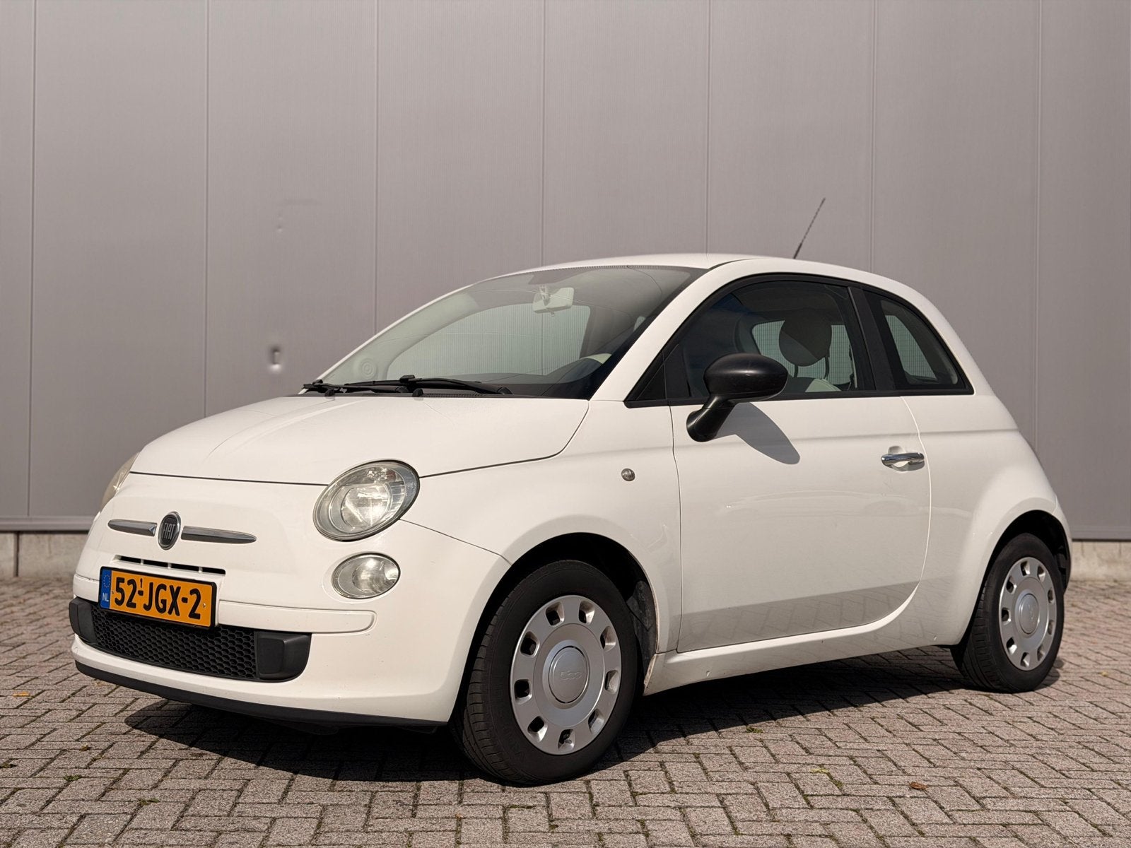 Fiat 500 1.2 C 2009 Wit, Auto's, Voorwielaandrijving, 4 cilinders, 840 kg, Wit