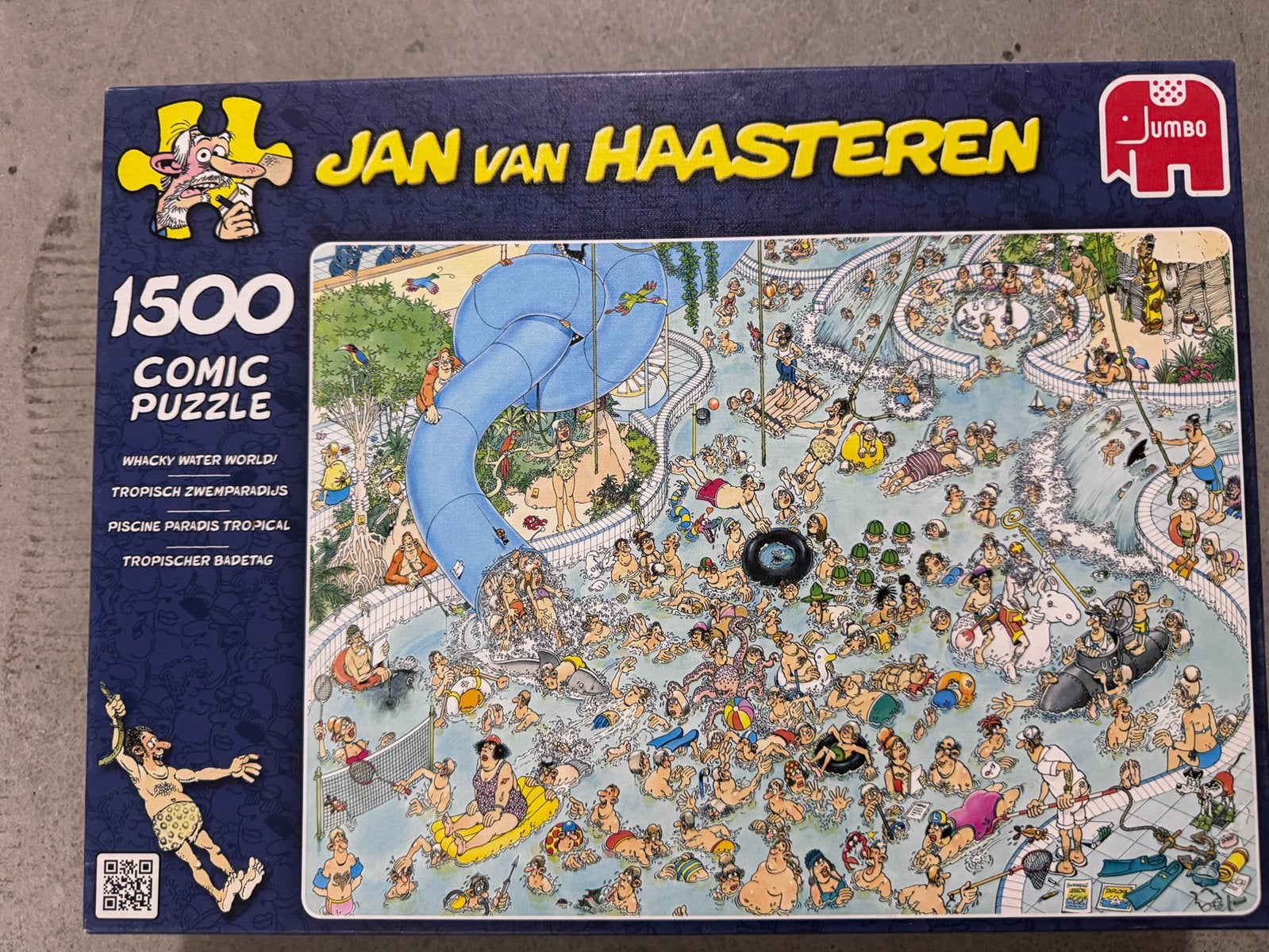 Jan van haasteren 1500 stukjes, Ophalen, 500 t/m 1500 stukjes, Zo goed als nieuw