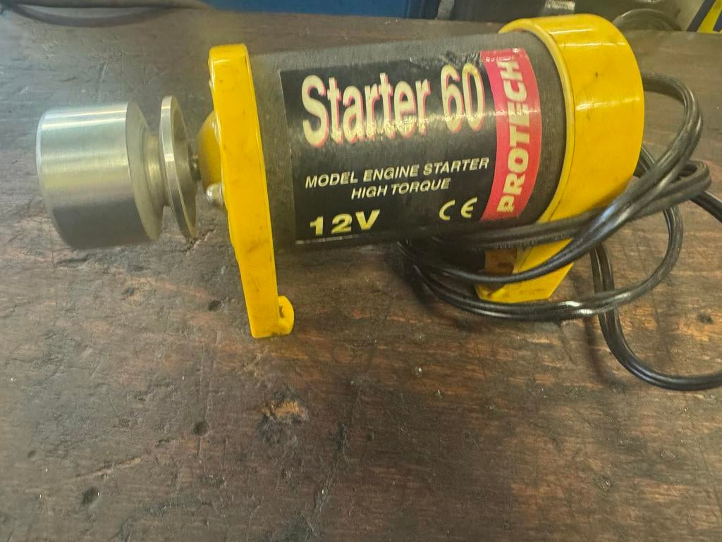 Protech Starter 60 Model Motor Starter 12V High Torque, Hobby en Vrije tijd, Ophalen of Verzenden, Gebruikt, Overige typen
