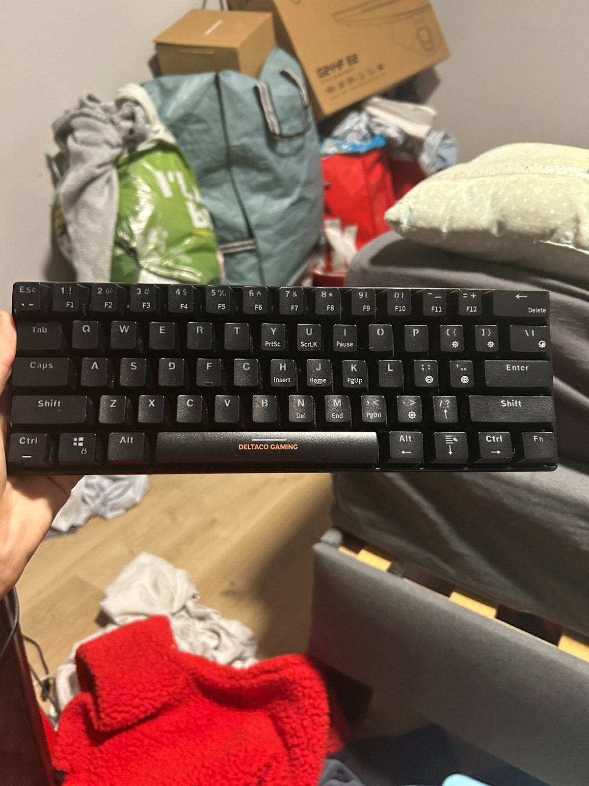 Deltaco gaming keyboard, Ophalen, Gaming toetsenbord, Zo goed als nieuw, Qwerty