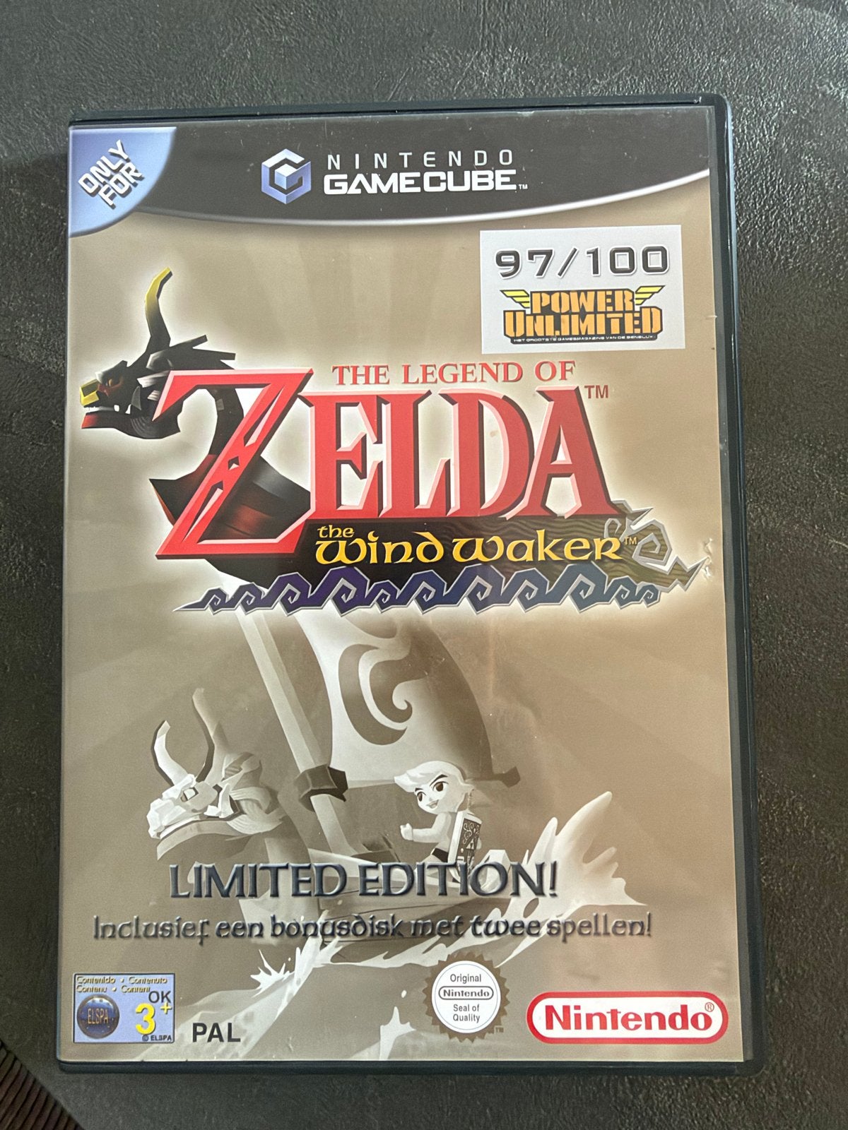 Zelda Wind Waker Limited Edition + Ocarina of Time, Avontuur en Actie, 1 speler, Ophalen of Verzenden, Zo goed als nieuw