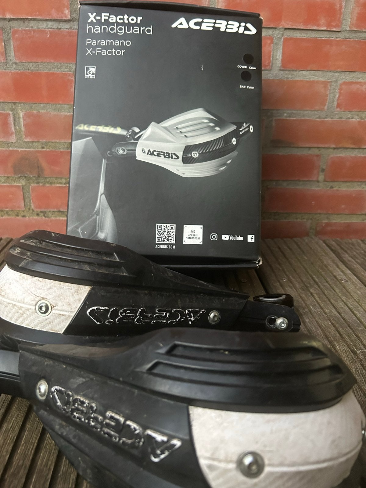 Acerbis X-Factor handkappen - Zwart, Ophalen of Verzenden, Gebruikt