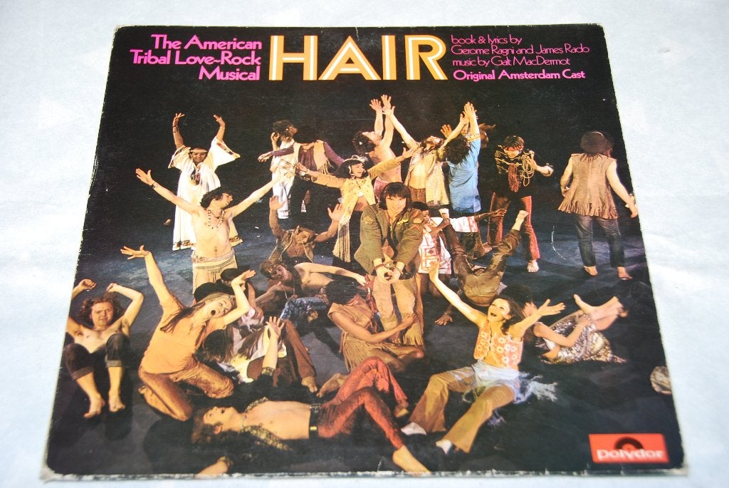 Hair – Hair (Original Amsterdam Cast) LP Vinyl, Cd's en Dvd's, Vinyl | Filmmuziek en Soundtracks, LP, Gebruikt, Musical, 12 inch