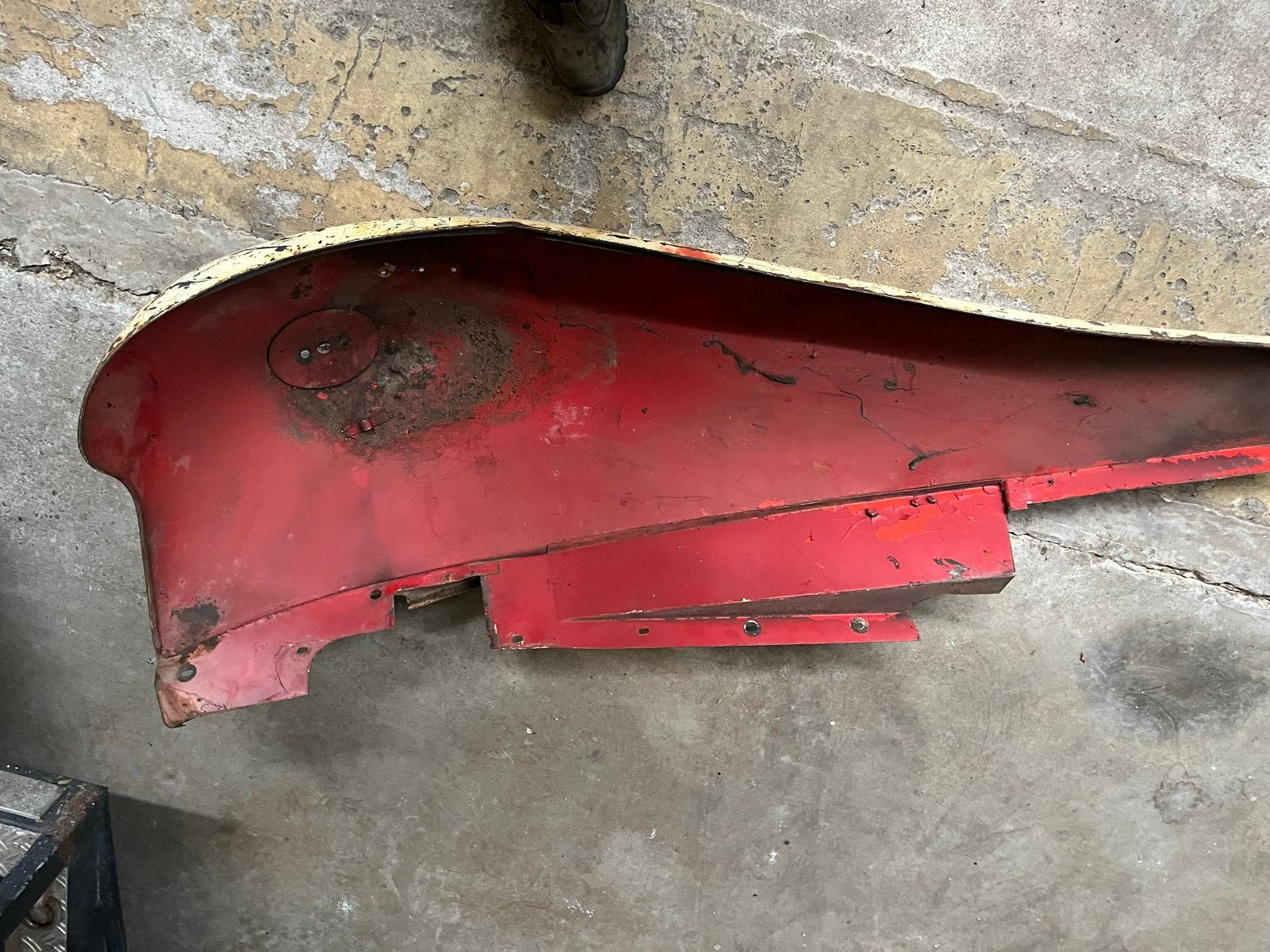 MG TD Spatborden en chassis - Oldtimer onderdelen, Ophalen, Gebruikt, MG