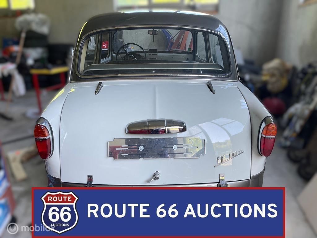 Fiat 1100 TV | 1957 | Route 66 Auctions, Overige carrosserieën, Zwart, Bedrijf, Handgeschakeld