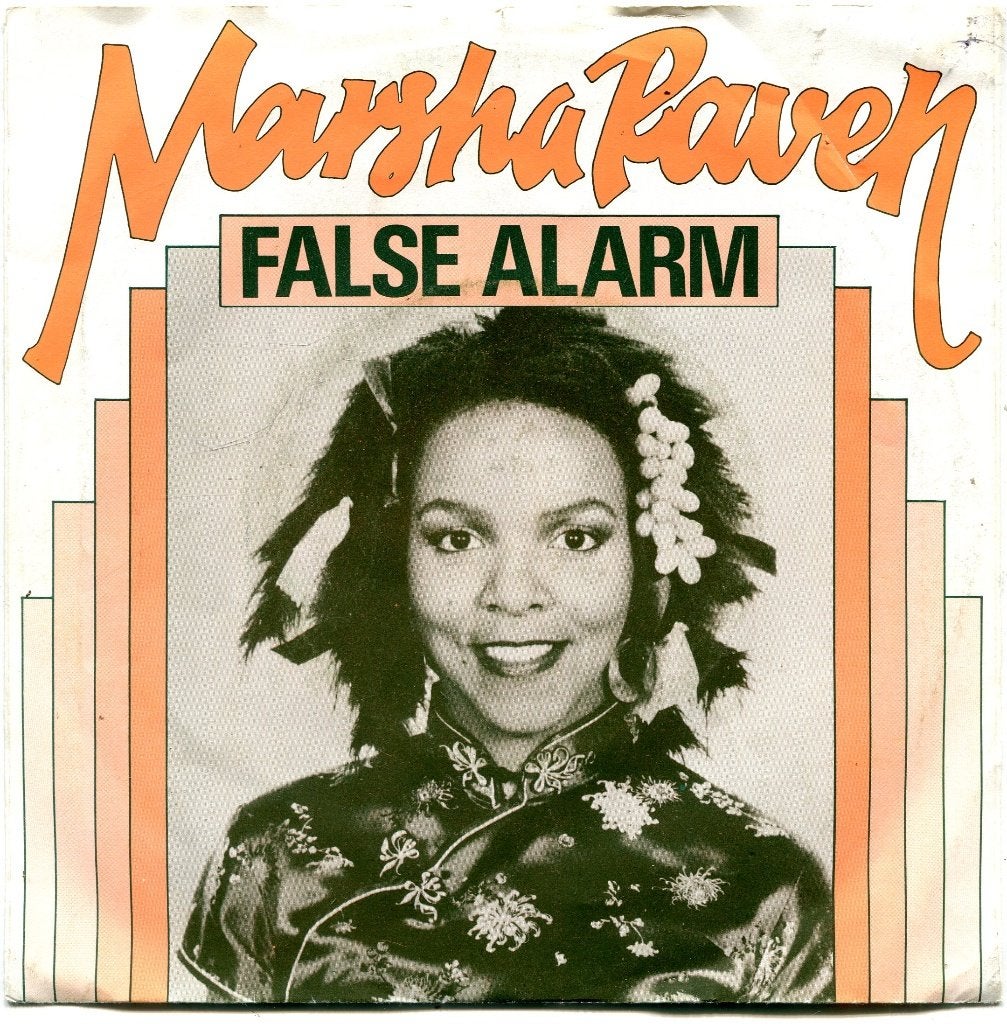 MARSHA RAVEN  -  False alarm, Gebruikt, 7 inch, Pop, Fotohoes