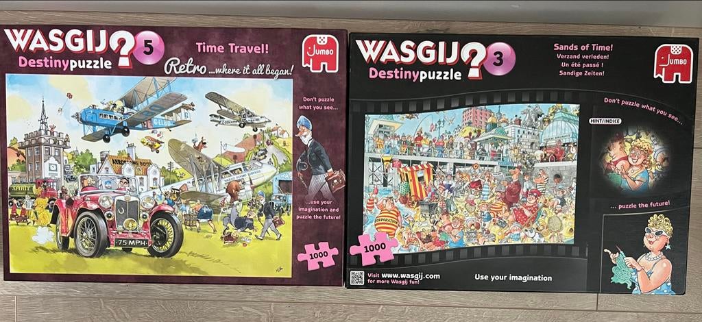 Wasgij en Jan van Haasteren Puzzels - Diverse Collectie, Ophalen of Verzenden, 500 t/m 1500 stukjes, Gebruikt, Legpuzzel