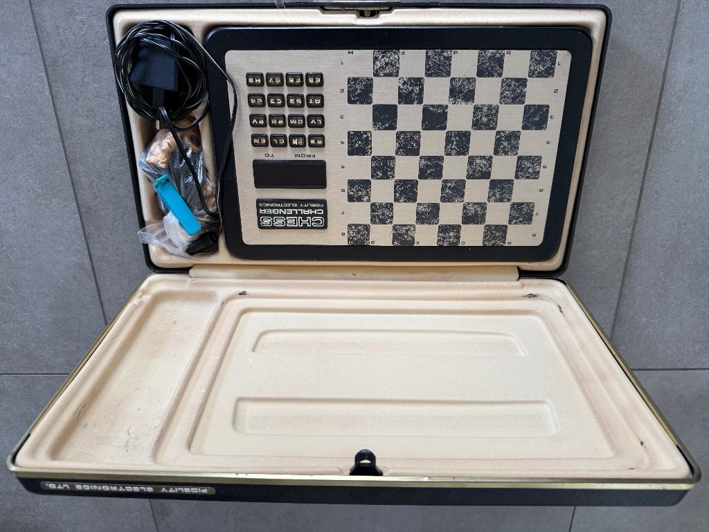 Vintage Fidelity Chess Challenger schaakcomputer, Hobby en Vrije tijd, Denksport en Puzzels, Schaken, Gebruikt, Ophalen of Verzenden