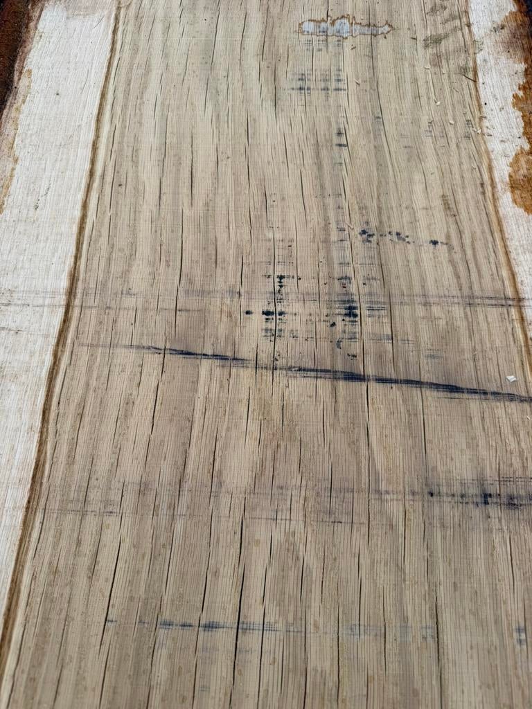 Mooi eiken schaaldeel 250x60x7 cm, Ophalen, Zo goed als nieuw, 250 cm of meer, Planken