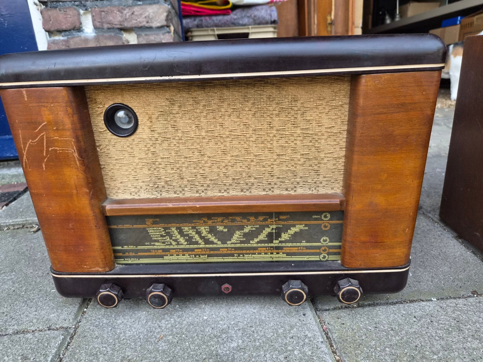 Oude radio, Antiek en Kunst, Ophalen of Verzenden