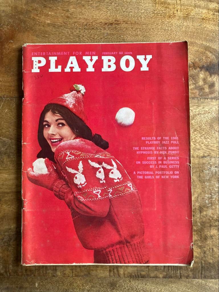 USA Playboy Magazine Februari 1962 - Vintage Editie, Ophalen of Verzenden, 1960 tot 1980, Tijdschrift