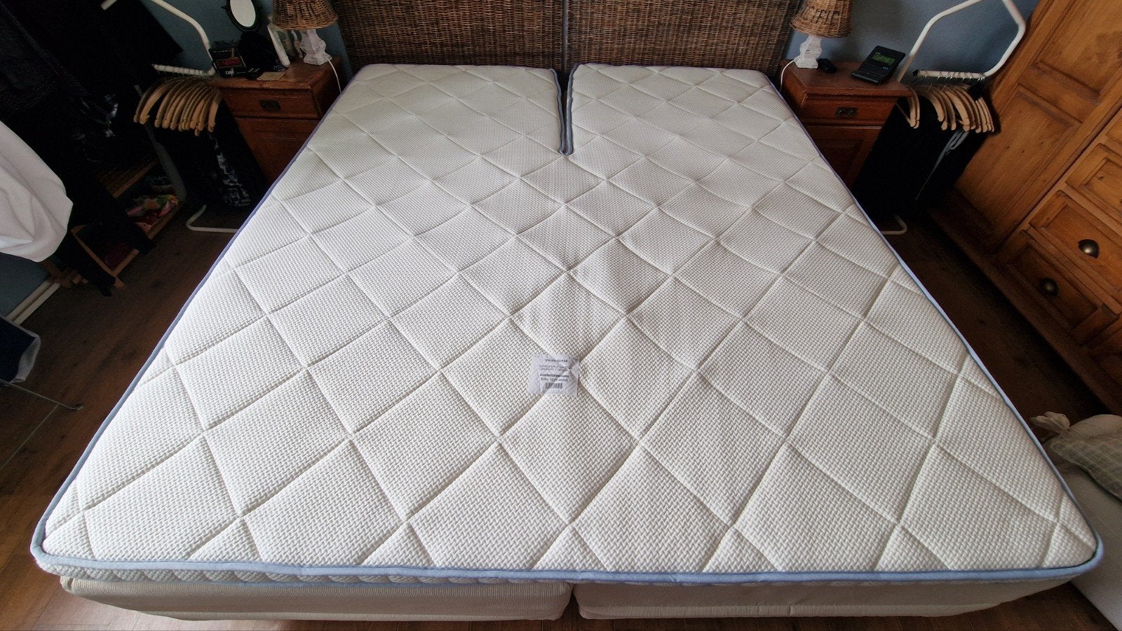 Topmatras Split Swiss Sense 180 x 210cm, Ophalen, 210 cm, Tweepersoons, Zo goed als nieuw