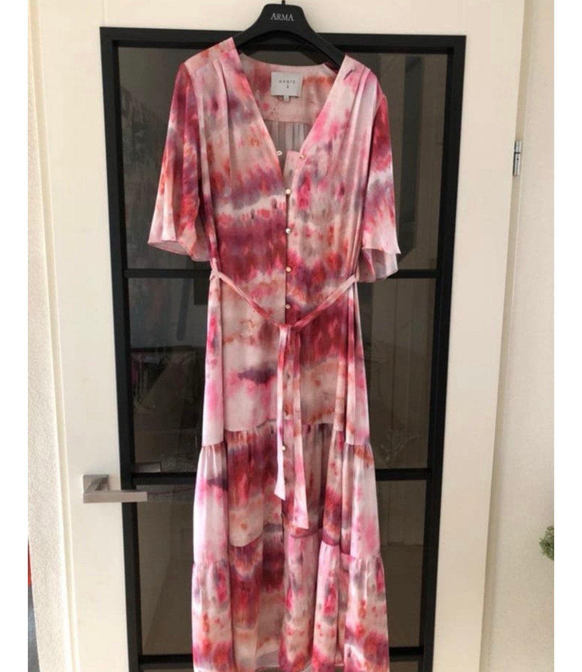 NIEUWE DANTE6 jurk met onderjurkje mt2 NU 45,-, Nieuw, Ophalen of Verzenden, Roze, Maat 36 (S)