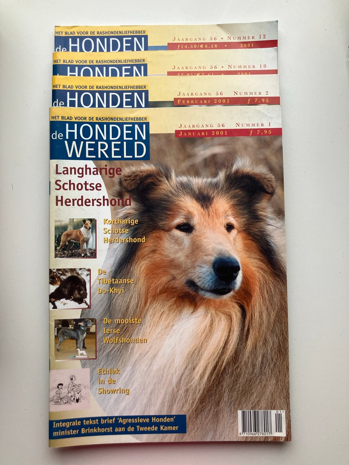 Diverse hondentijdschriften: De Hondenwereld & Onze Hond, Ophalen of Verzenden, Gelezen, Overige typen