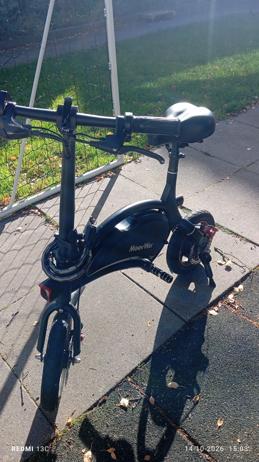 Moovway B3 E-bike - Achterband leeg, achter rem slecht, Ophalen, Gebruikt, 14 tot 16 inch, Overige merken